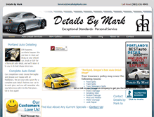 Tablet Screenshot of detailsbymark.com